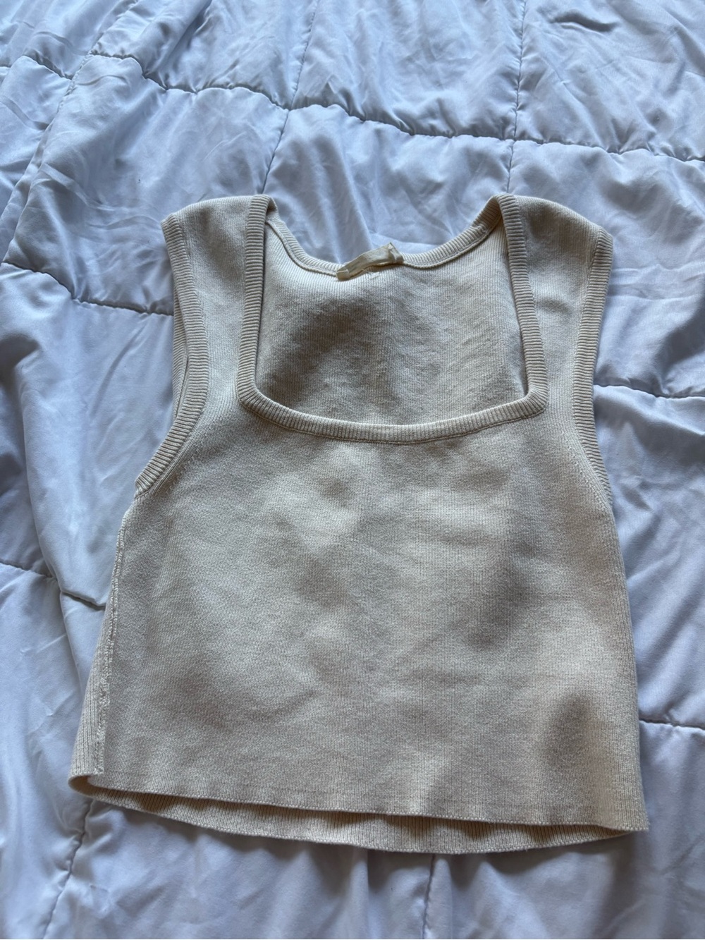 Free People Beige Tanktop